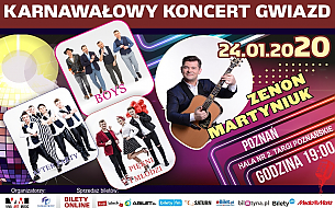 Bilety na koncert Karnawałowy Koncert Gwiazd w Poznaniu - 24-01-2020