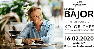Bilety na koncert Michał Bajor - Kolor Cafe. Przeboje włoskie i francuskie w Gorzowie Wielkopolskim - 16-02-2020
