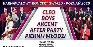 Bilety na koncert Karnawałowy Koncert Gwiazd: Zenon Martyniuk, Cleo, Boys, Piękni i Młodzi, After Party w Poznaniu - 24-01-2020