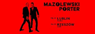 Bilety na koncert Mazolewski / Porter Philosophy Tour w Rzeszowie - 14-12-2019