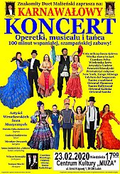 Bilety na koncert Operetki, Musicalu i Tańca - Koncert Karnawałowy w Lubinie - 23-02-2020