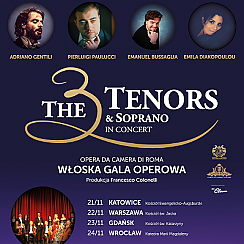 Bilety na kabaret The 3 Tenors & Soprano - Poznań - 07-02-2020