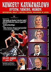 Bilety na spektakl Koncert Karnawałowy - śpiew, taniec, humor - ZAPRASZAMY NA KONCERT KARNAWAŁOWY - Bełchatów - 25-01-2020