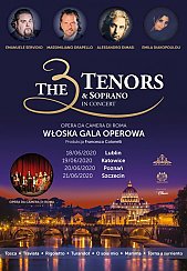 Bilety na koncert The 3 Tenors & Soprano - Włoska Gala Operowa - THE 3 TENORS & SOPRANO - WIECZÓR Z WŁOSKIM AKCENTEM w Lublińcu - 19-08-2021