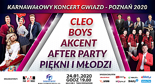 Bilety na koncert Karnawałowy Koncert Gwiazd - Zenon Martyniuk, Boys, After Party i Piękni i Młodzi w Poznaniu - 24-01-2020
