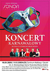 Bilety na spektakl Koncert Karnawałowy „Muzyka z Czterech Stron Świata” - Siedlce - 10-01-2020
