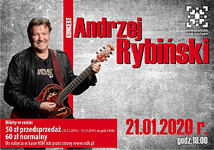 Bilety na koncert ANDRZEJ RYBIŃSKI | Koncert w Nowogardzie - 21-01-2020