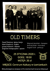 Bilety na koncert Old Timers w Łomiankach - 25-01-2020