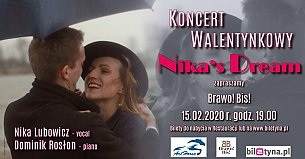 Bilety na koncert Nika's Dream - Koncert Walentynkowy w Warszawie - 15-02-2020