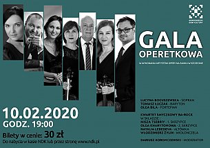 Bilety na koncert GALA OPERETKOWA w NDK w Nowogardzie - 10-02-2020