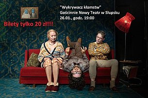 Bilety na spektakl Wykrywacz Kłamstw - Gościnnie Nowy Teatr im. Witkacego w Słupsku - Koszalin - 26-01-2020