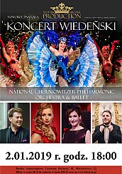 Bilety na koncert Wiedeński - National Cherniowitzer Philharmonic Orchestra w Żyrardowie - 13-02-2020