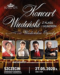 Bilety na koncert Wiedeński z Klasą i Humorem - Ogrody Wiedeńskie w Szczecinie - 06-10-2021