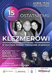 Bilety na koncert Ostatniemu Klezmerowi w Krakowie - 15-03-2020