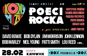 Bilety na koncert Ikony muzyki - Poeci rocka w Katowicach - 28-02-2020
