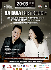 Bilety na koncert Na Dwa Fortepiany w Płocku - 20-03-2020