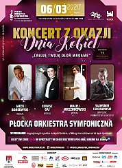 Bilety na koncert z okazji Dnia Kobiet w Płocku - 06-03-2020