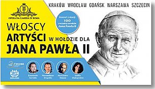 Bilety na kabaret Włoscy artyści w hołdzie dla Jana Pawła II | Kraków - 23-04-2020