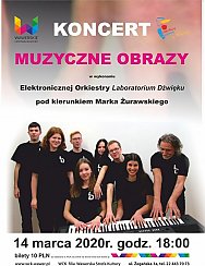 Bilety na koncert Muzyczne obrazy - koncert Elektronicznej Orkiestry Laboratorium Dźwięku w Warszawie - 14-03-2020