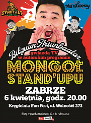 Bilety na koncert Bilguun Ariunbaatar Zabrze: Mongoł Stand-upu - 06-04-2020