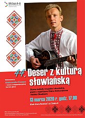 Bilety na koncert Deser z kulturą słowiańską we Włocławku - 13-03-2020