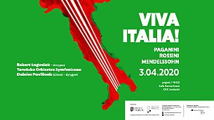 Bilety na koncert Viva Italia! Paganini/ Rossini/ Mendelssohn w Toruniu - 03-04-2020