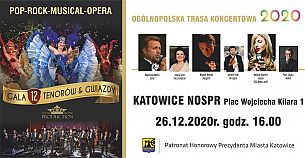 Bilety na koncert 12 Tenorów & Gwiazdy - Unikalny, międzynarodowy projekt muzyczny! w Katowicach - 28-02-2021