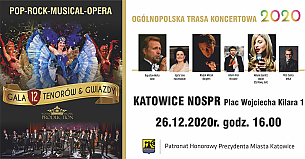 Bilety na koncert 12 Tenorów i Gwiazdy w Katowicach - 28-02-2021